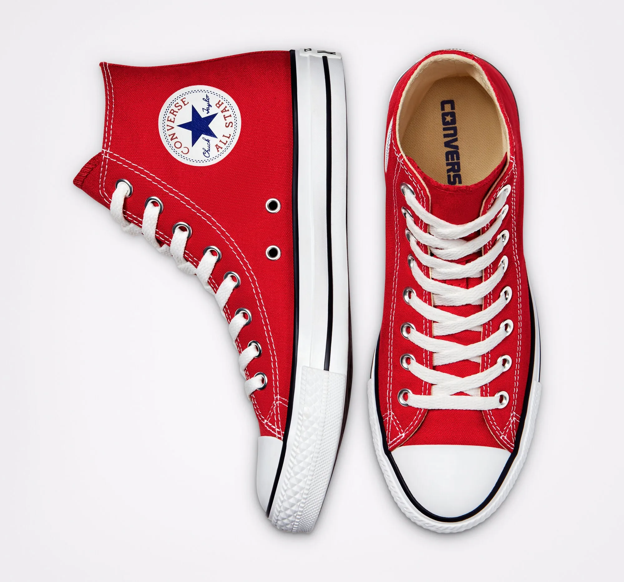 Unisex Converse Chuck Taylor All Star Hi Shoe Red