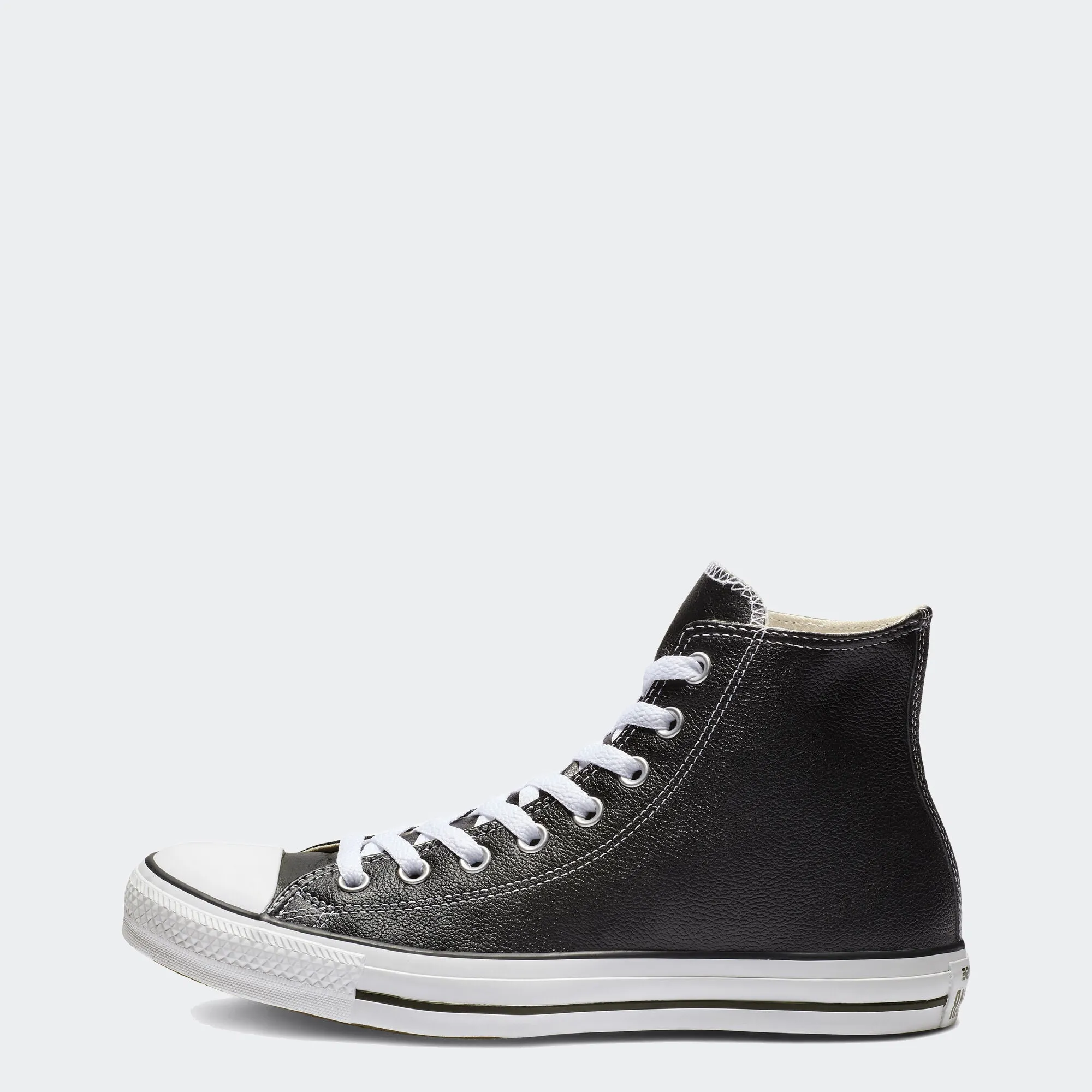 Unisex Converse Chuck Taylor All Star Leather Hi Shoes Black