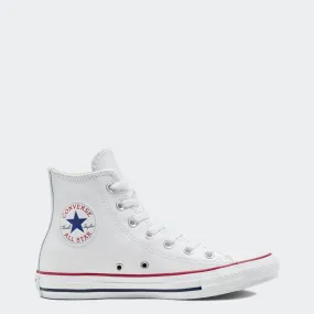 Unisex Converse Chuck Taylor All Star Leather Hi Shoes White