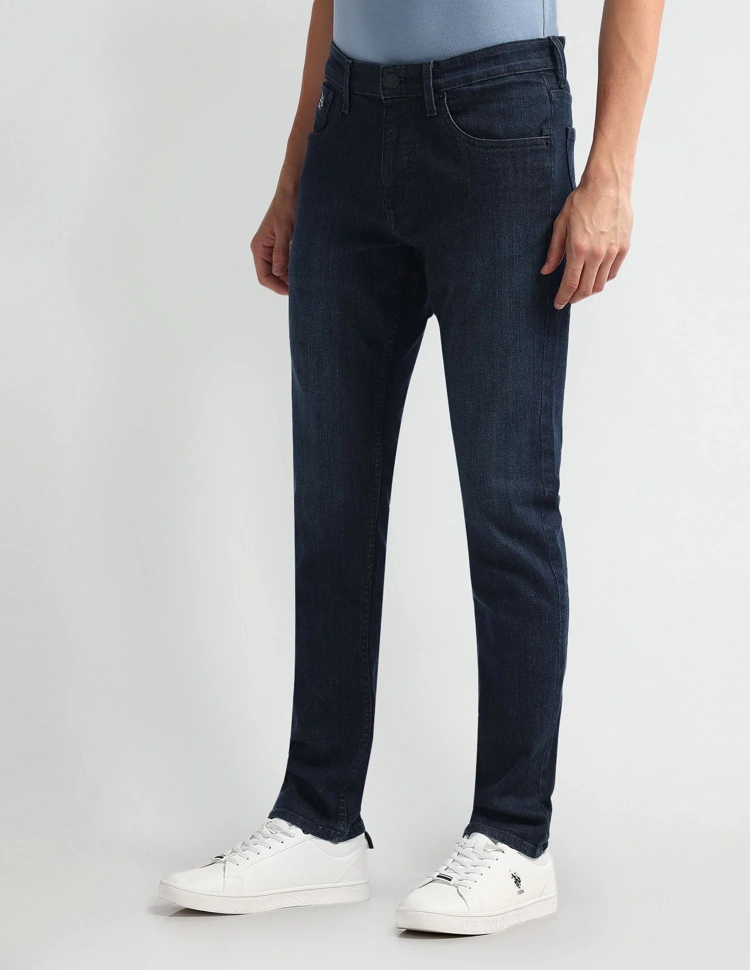 U.S. Polo Assn. Denim Co. Brandon Slim Tapered Fit Mid Rise Jeans