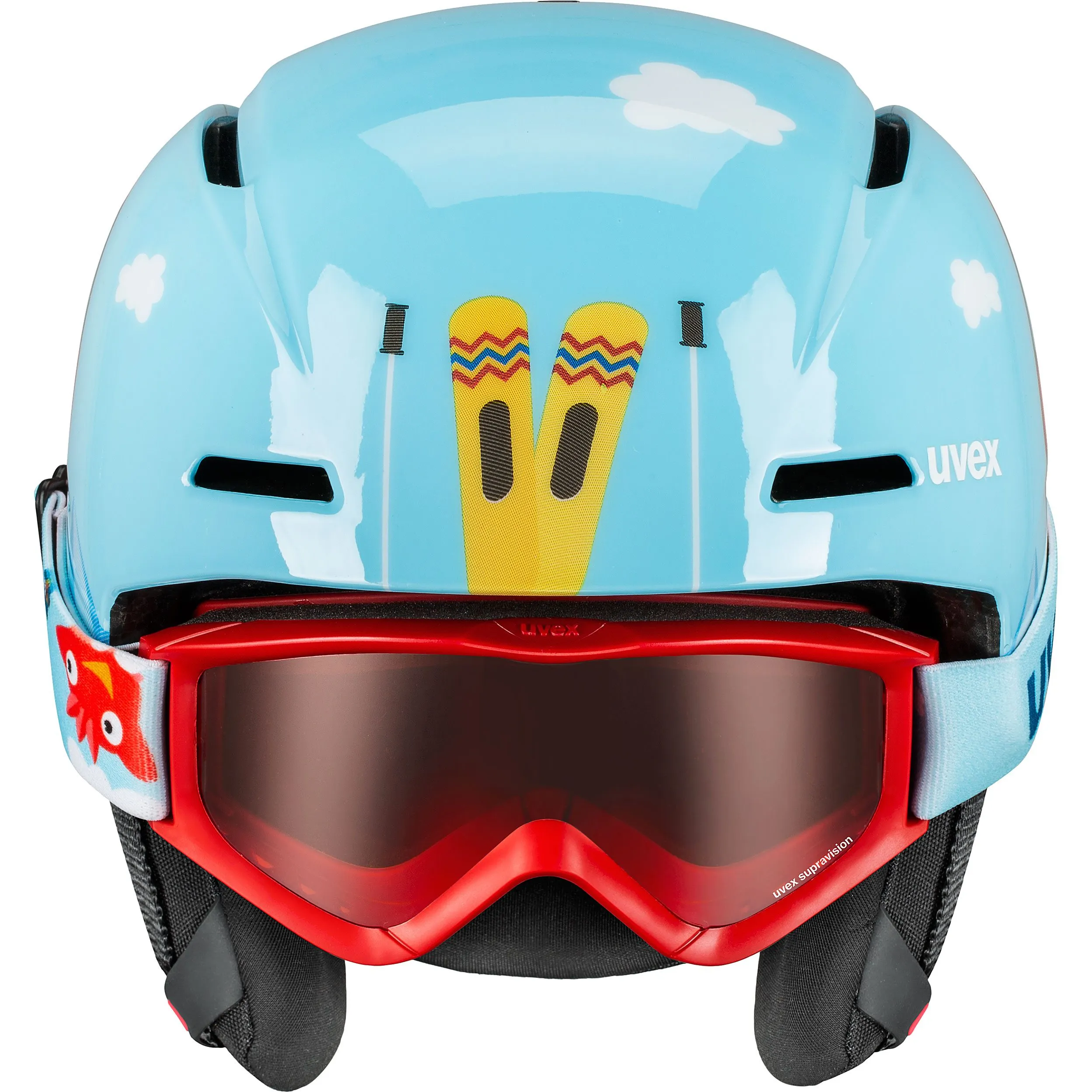 Uvex - viti set Visor Helmet Kids light blue birdy