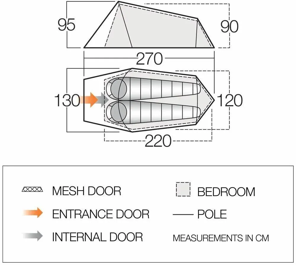 Vango Soul 200 | 2-Person Tent | George Fisher