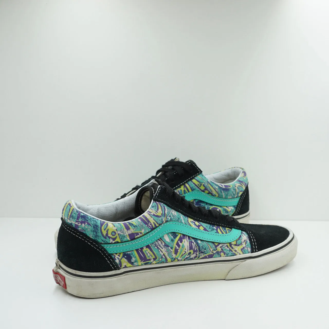 Vans Old Skool Green Black Purple