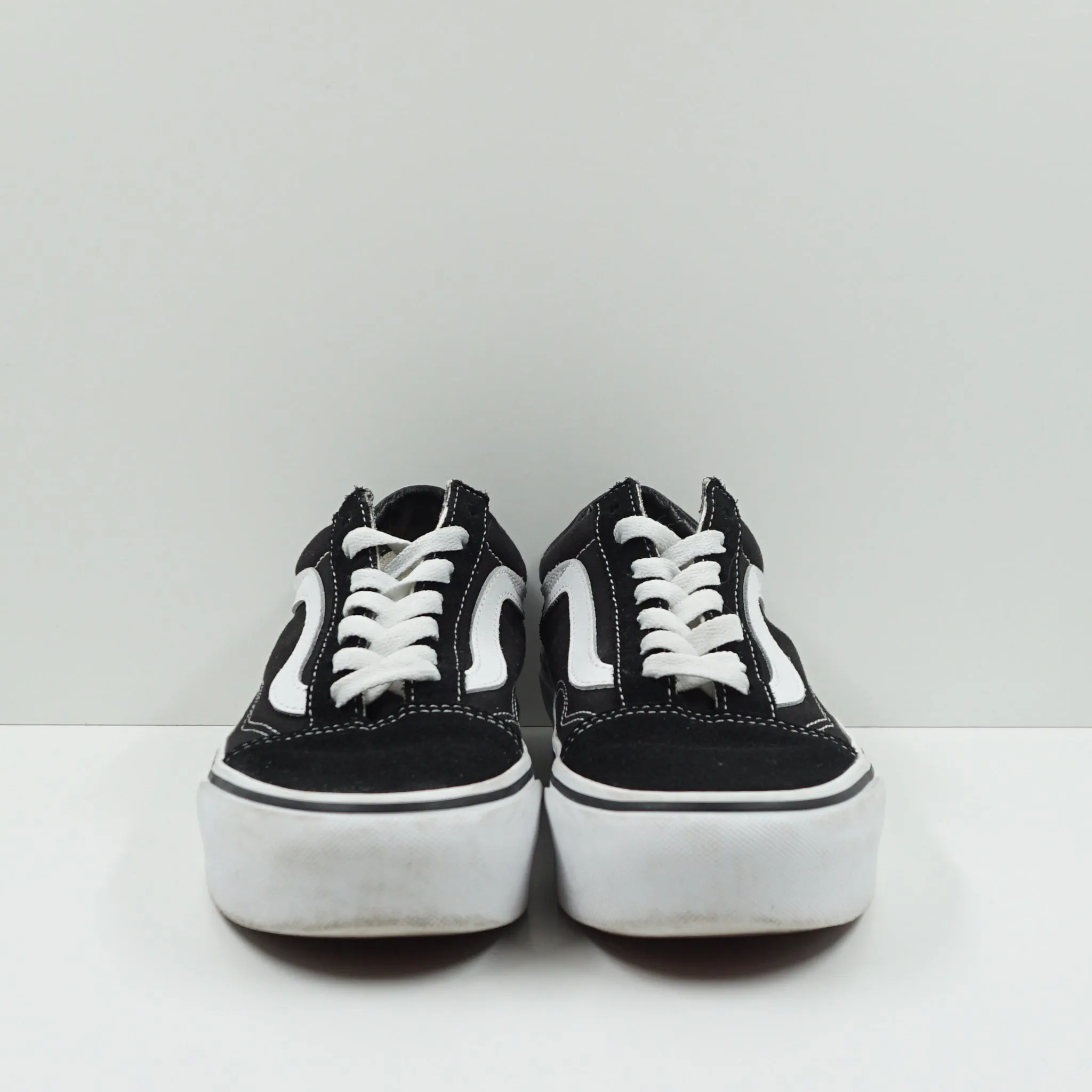 Vans Old Skool Platform Black White