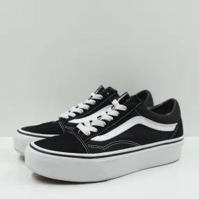 Vans Old Skool Platform Black White