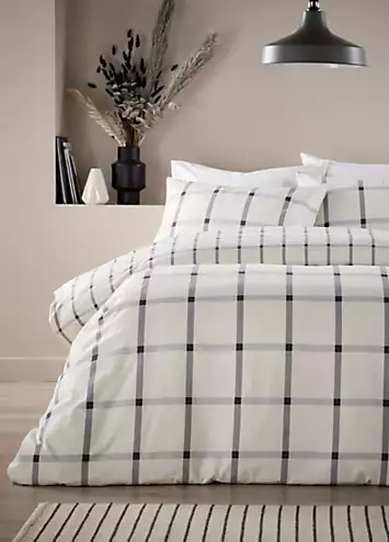 Vantona Home Brushed Cotton Plaid Duvet Cover Set | Kaleidoscope