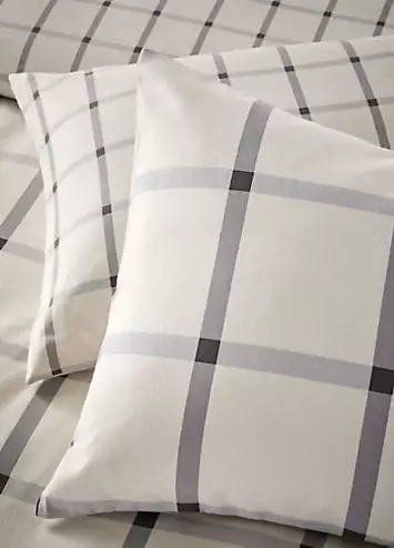 Vantona Home Brushed Cotton Plaid Duvet Cover Set | Kaleidoscope