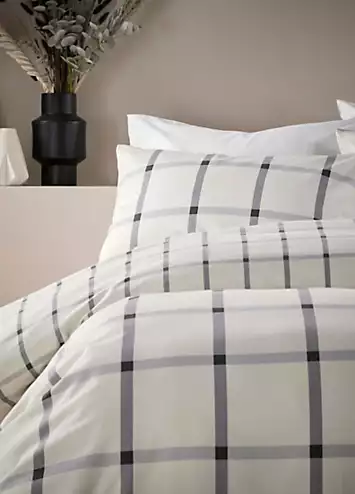 Vantona Home Brushed Cotton Plaid Duvet Cover Set | Kaleidoscope