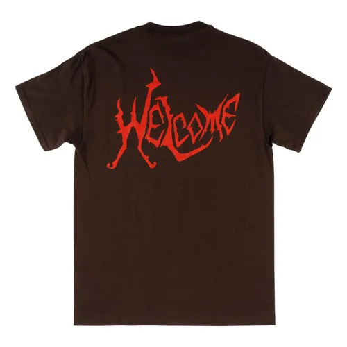 Welcome Skateboards Shirt Twin Spine Dark Chocolate