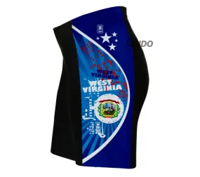 West Virginia Cycling Bib Shorts and Shorts