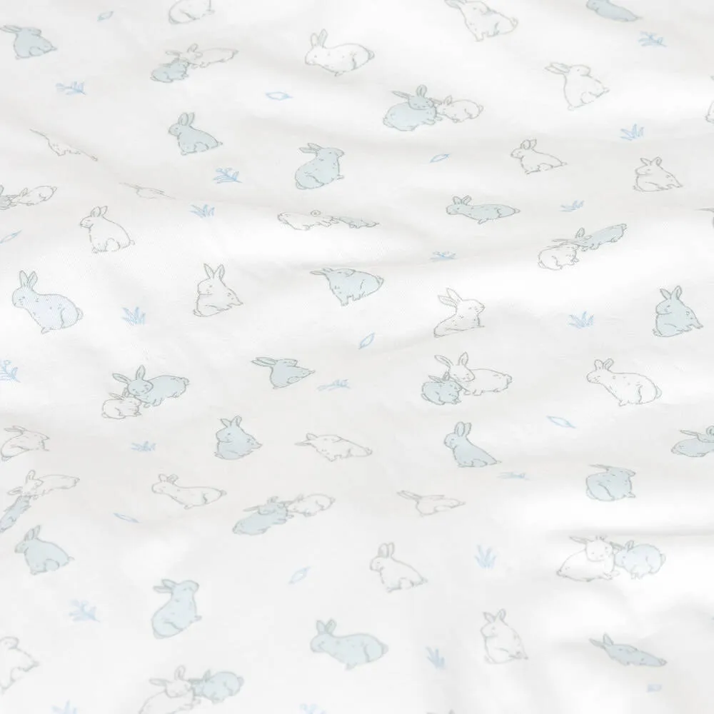 White Cotton Bunny Burrows Blanket (72cm)