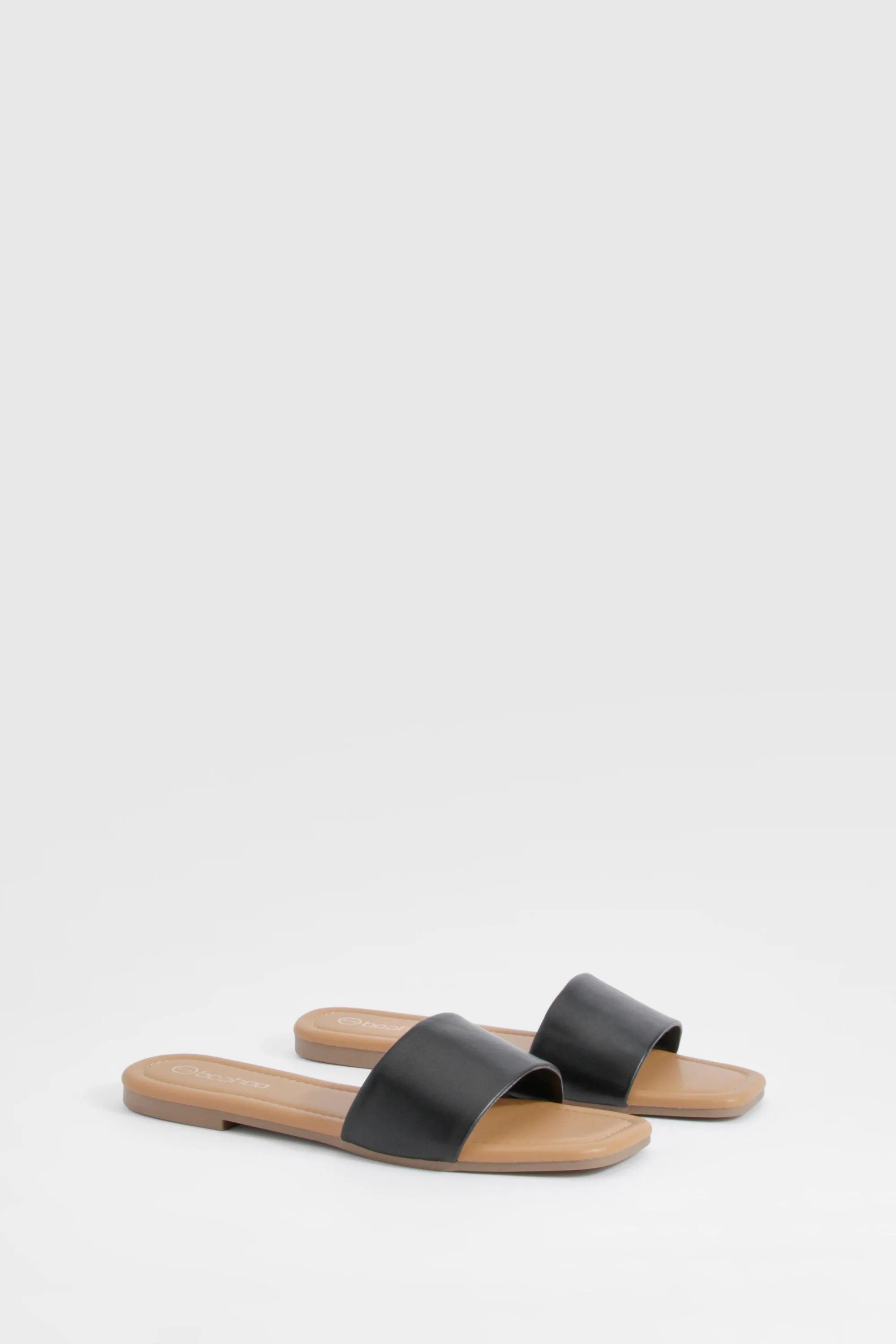 Wide Width Minimal Mule Sandals