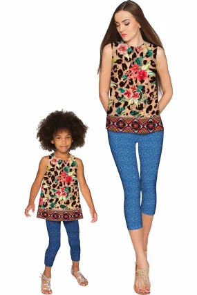 Wild & Free Emily Sleeveless Party Top - Mommy & Me