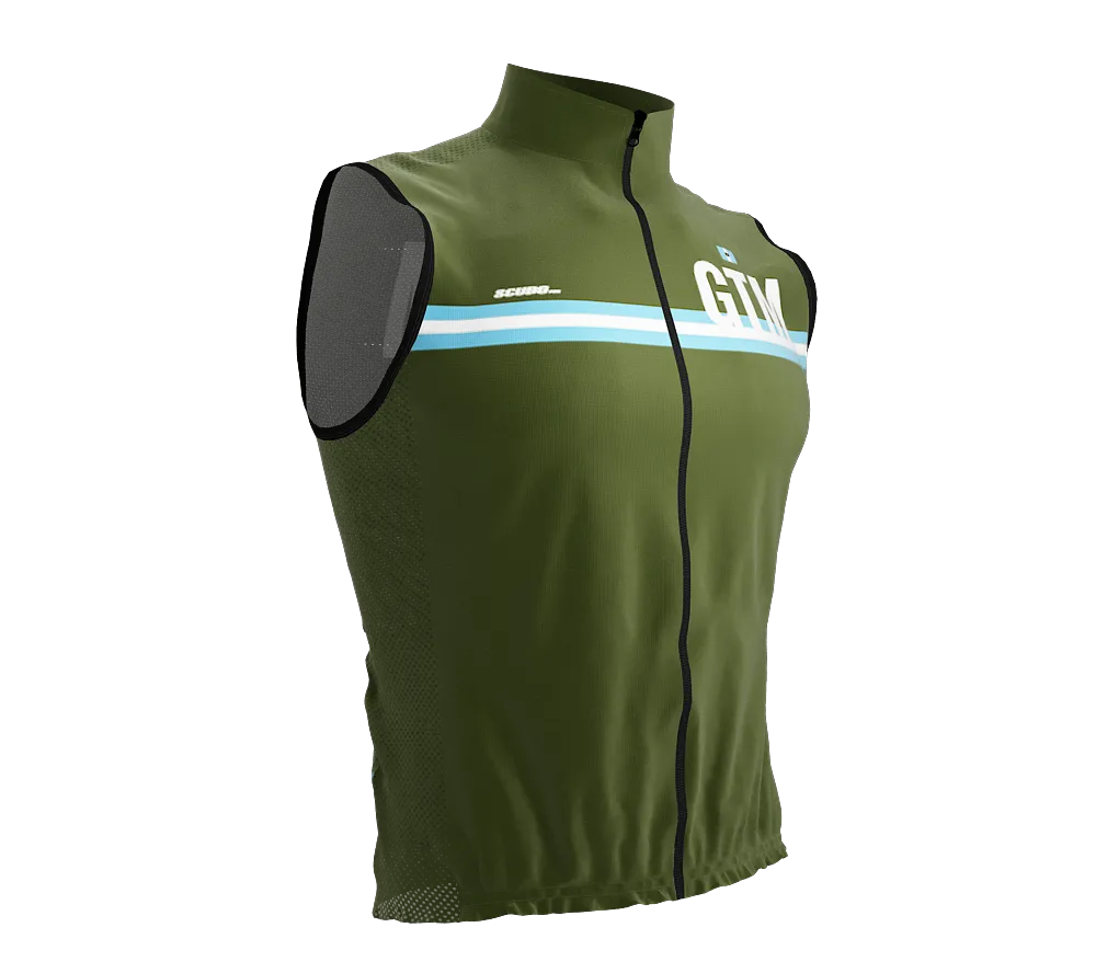 Wind Breaker Cycling Running Sports Vest Guatemala Country Code for Men And Women