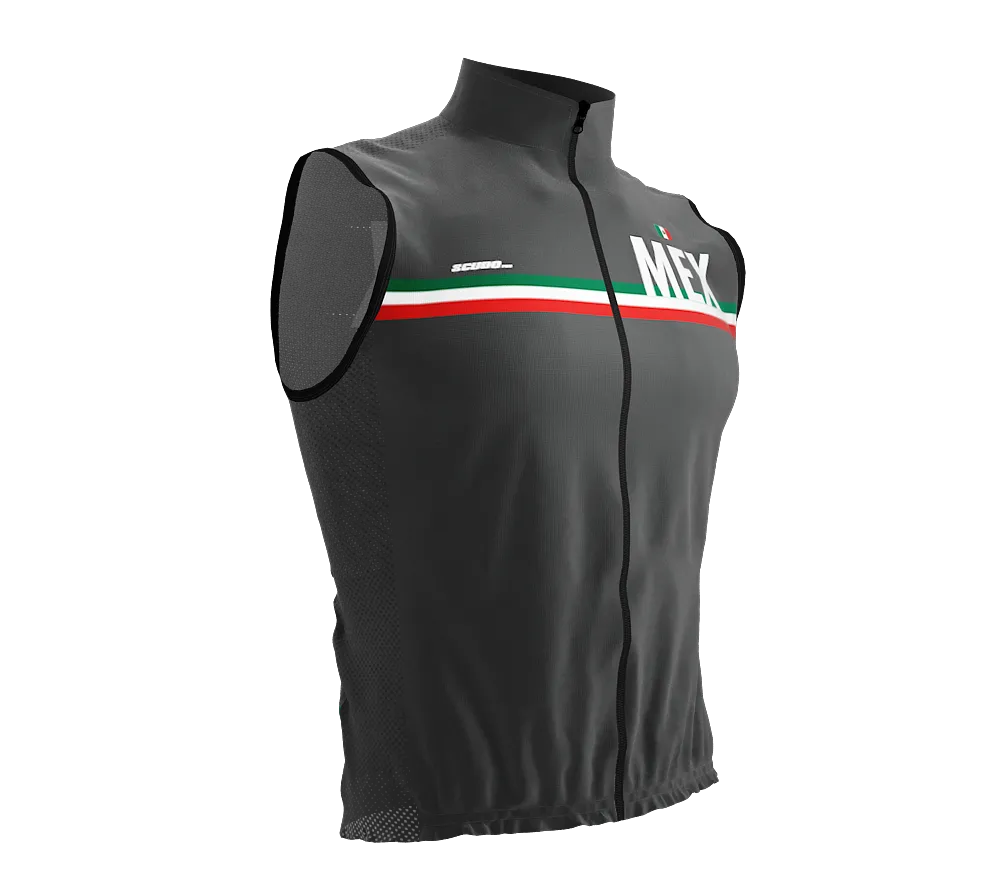 Wind Breaker Cycling Running Sports Vest Mexico Country Code for Men And Women