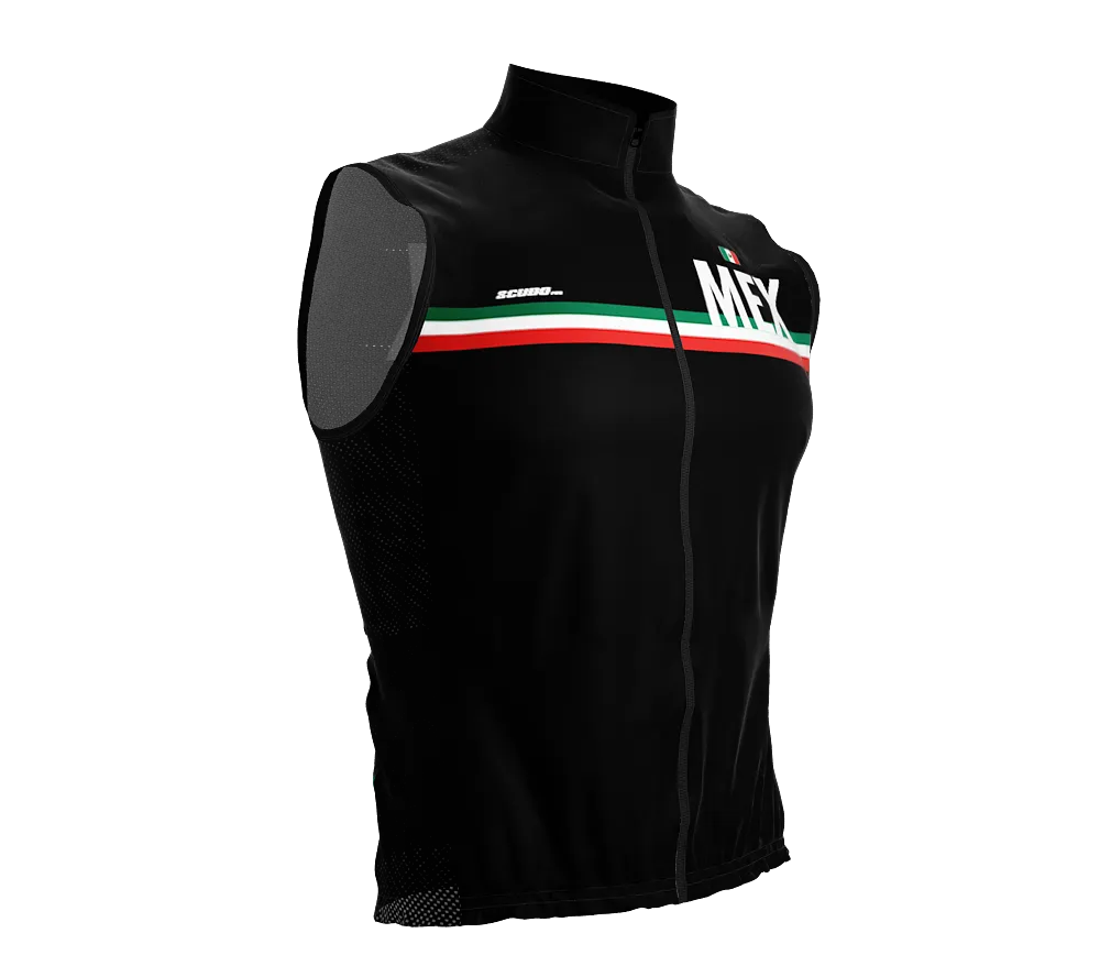 Wind Breaker Cycling Running Sports Vest Mexico Country Code for Men And Women