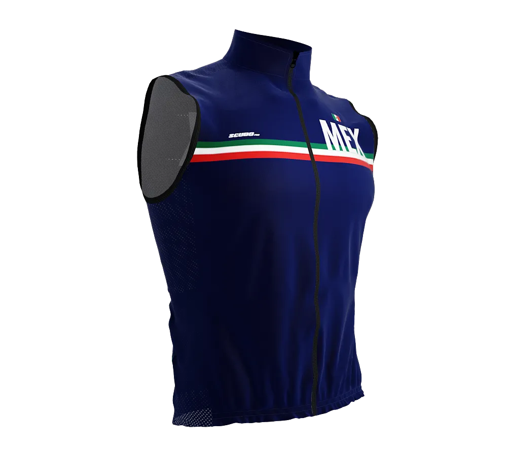 Wind Breaker Cycling Running Sports Vest Mexico Country Code for Men And Women