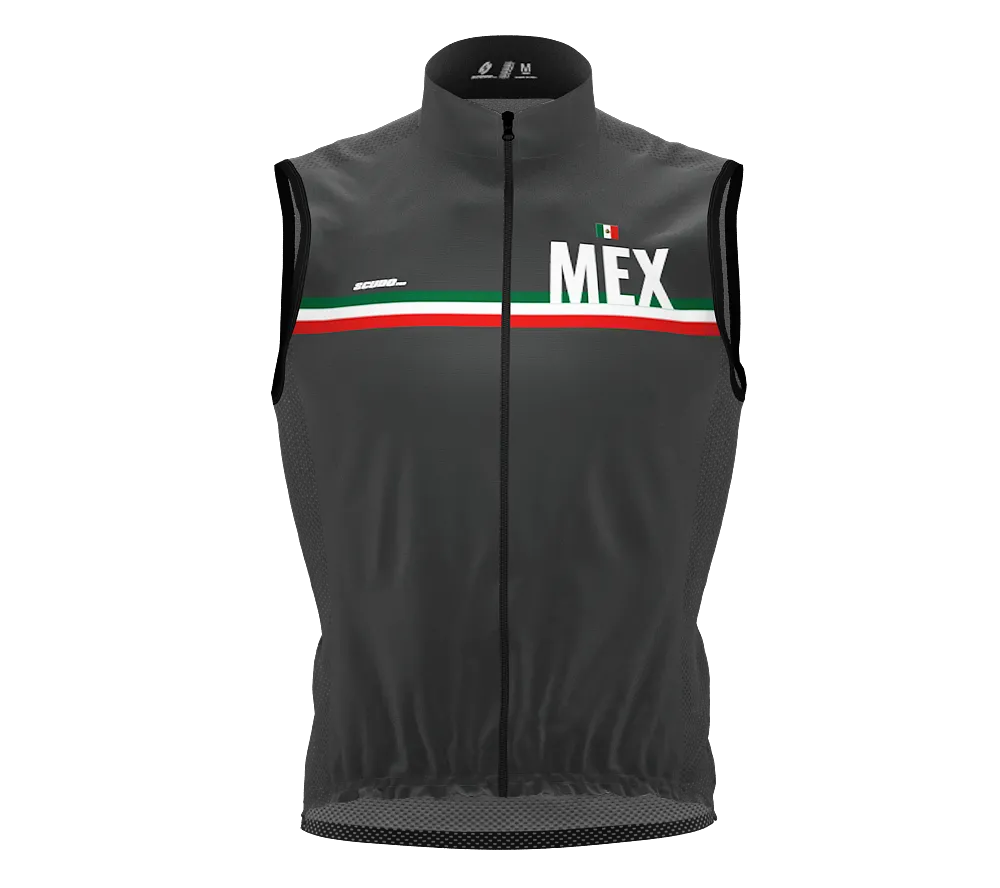 Wind Breaker Cycling Running Sports Vest Mexico Country Code for Men And Women