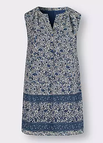 Witt Printed Sleeveless Longline Top | Grattan