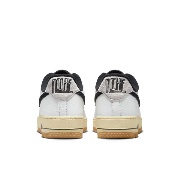 WMNS Nike Air Force 1 07 LX, SUMMIT WHITE/BLACK-MUSLIN