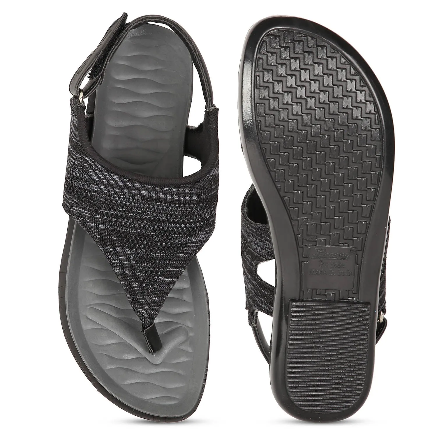 Women's Black Stimulus Sandals