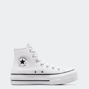 Women's Converse Canvas Platform Chuck Taylor All Star High Top Shoes White