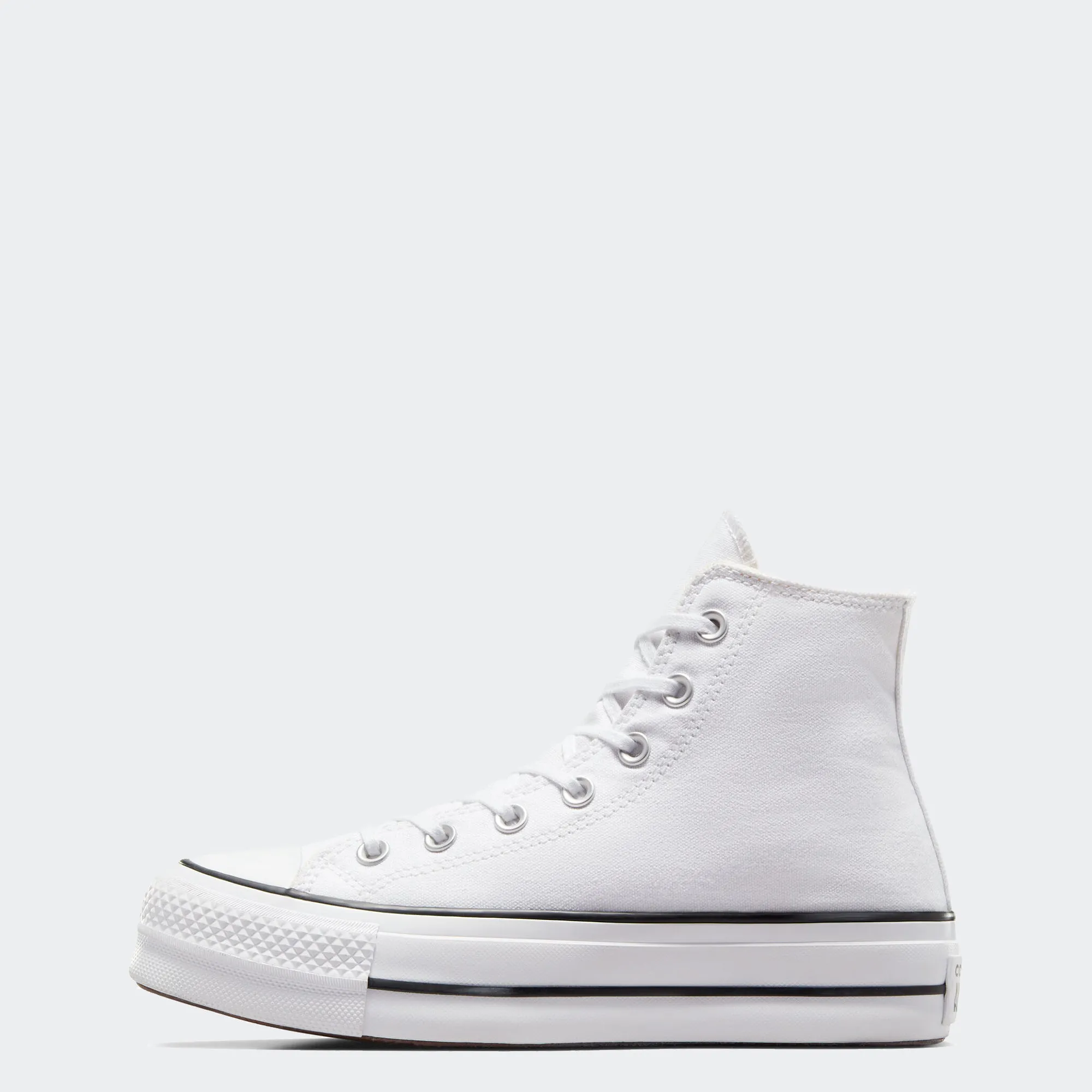 Women's Converse Canvas Platform Chuck Taylor All Star High Top Shoes White