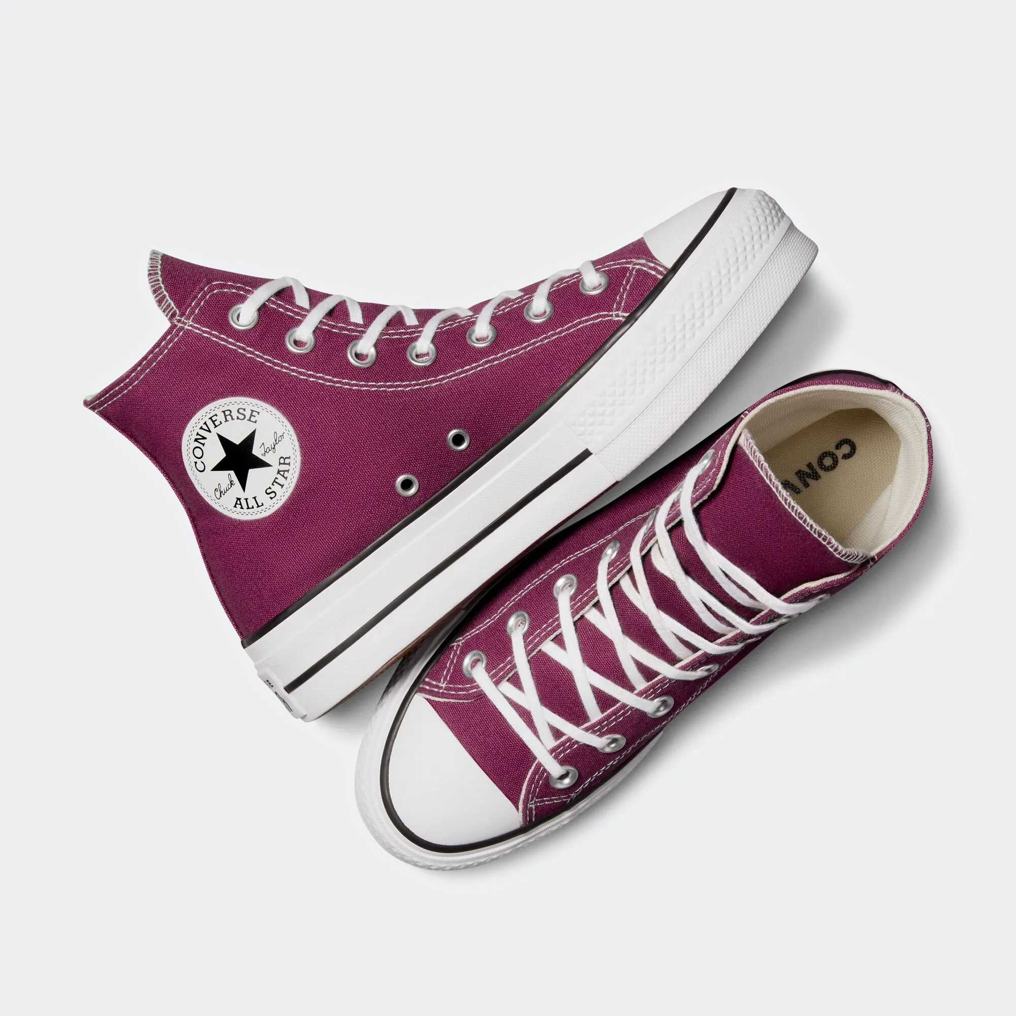 Women's Converse Chuck Taylor All Star Lift Platform Shoes Legend Berry