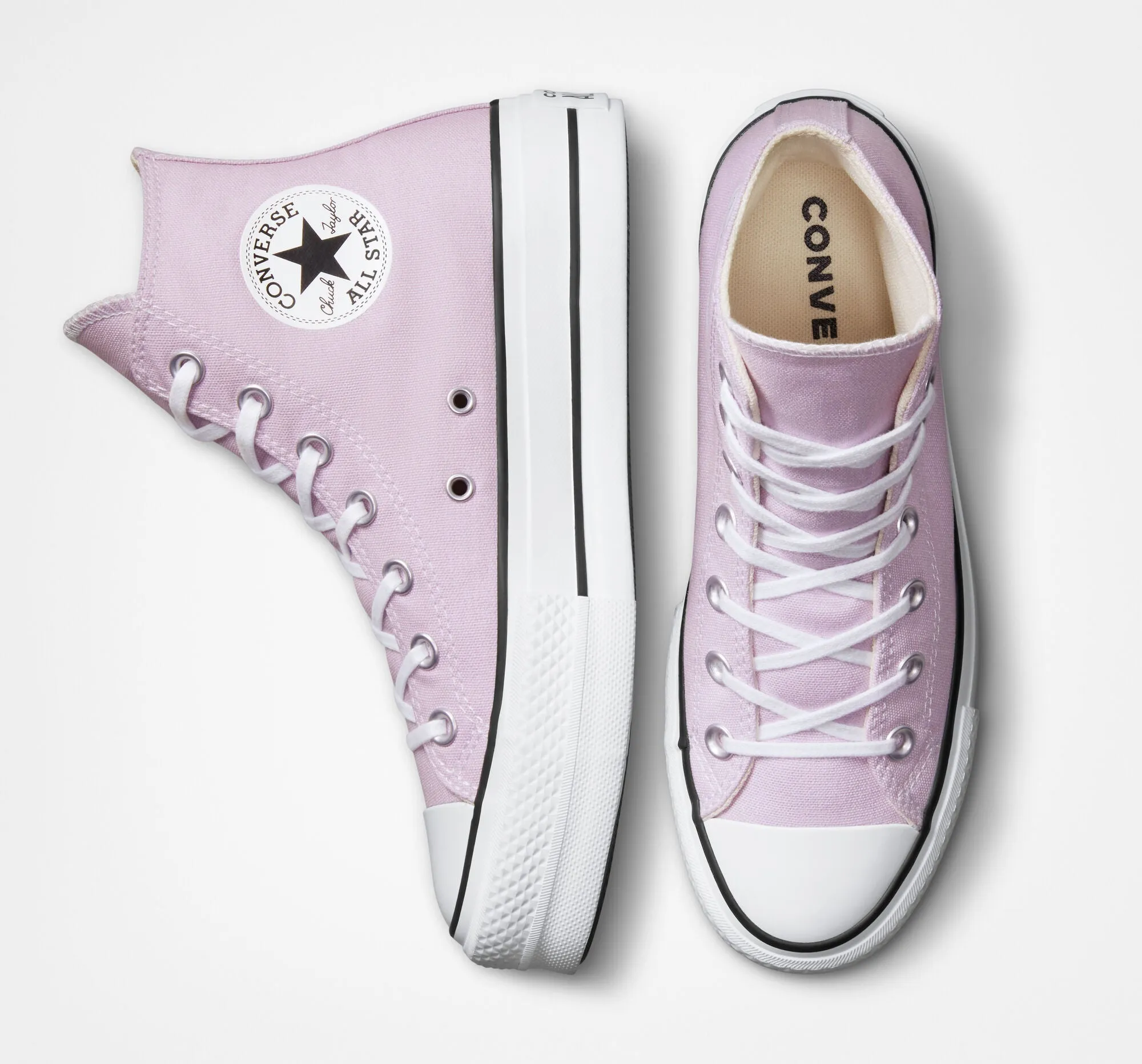 Women's Converse Chuck Taylor All Star Lift Platform Shoes Pale Amethyst