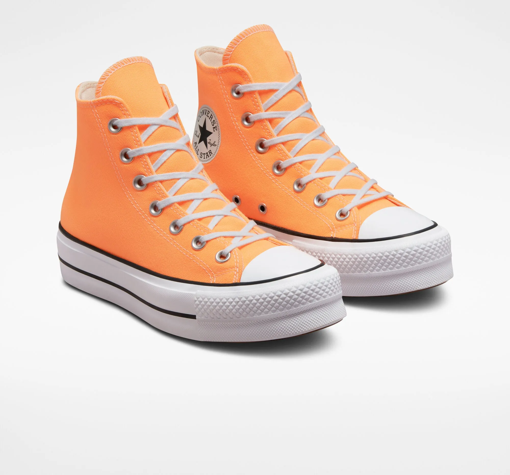 Women's Converse Chuck Taylor All Star Lift Platform Shoes Peach Beam