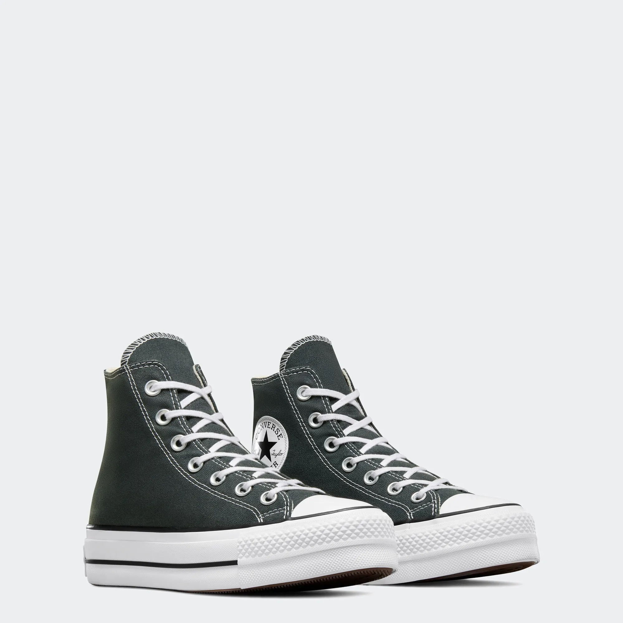 Women's Converse Chuck Taylor All Star Lift Platform Shoes Secret Pines Green