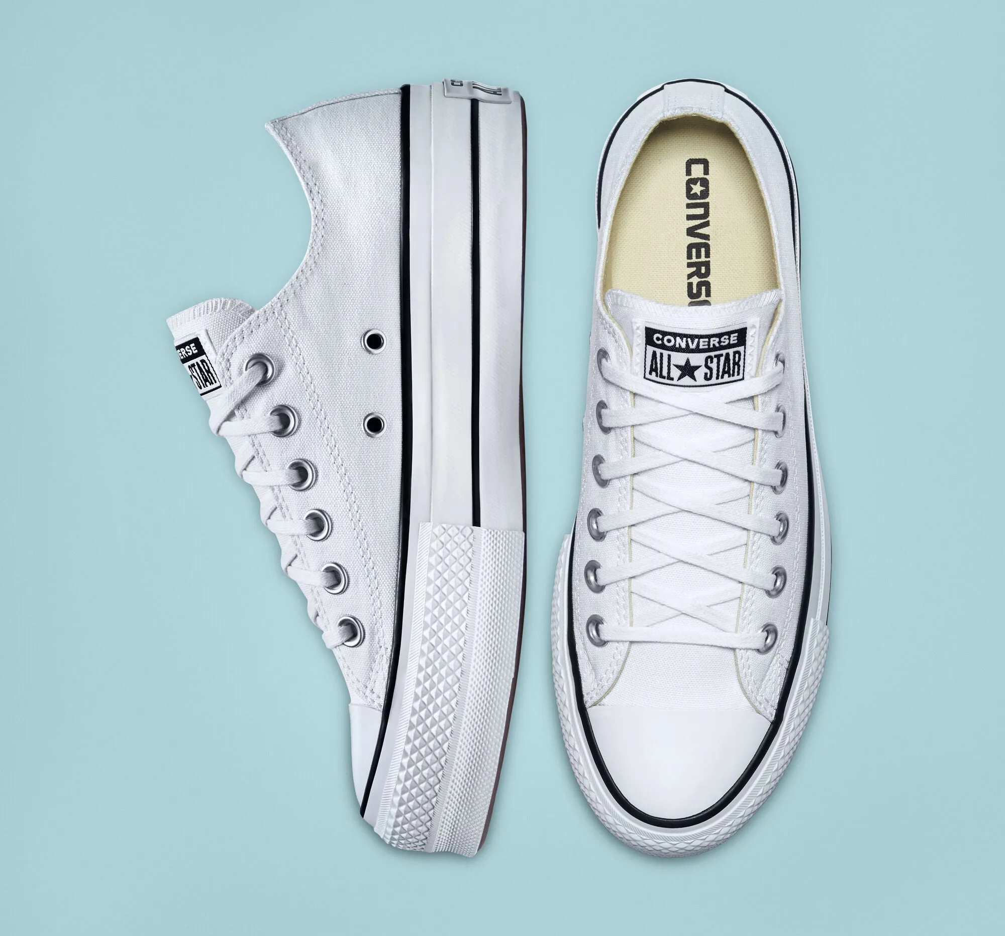 Women's Converse Chuck Taylor All Star Lift Platform Shoes White