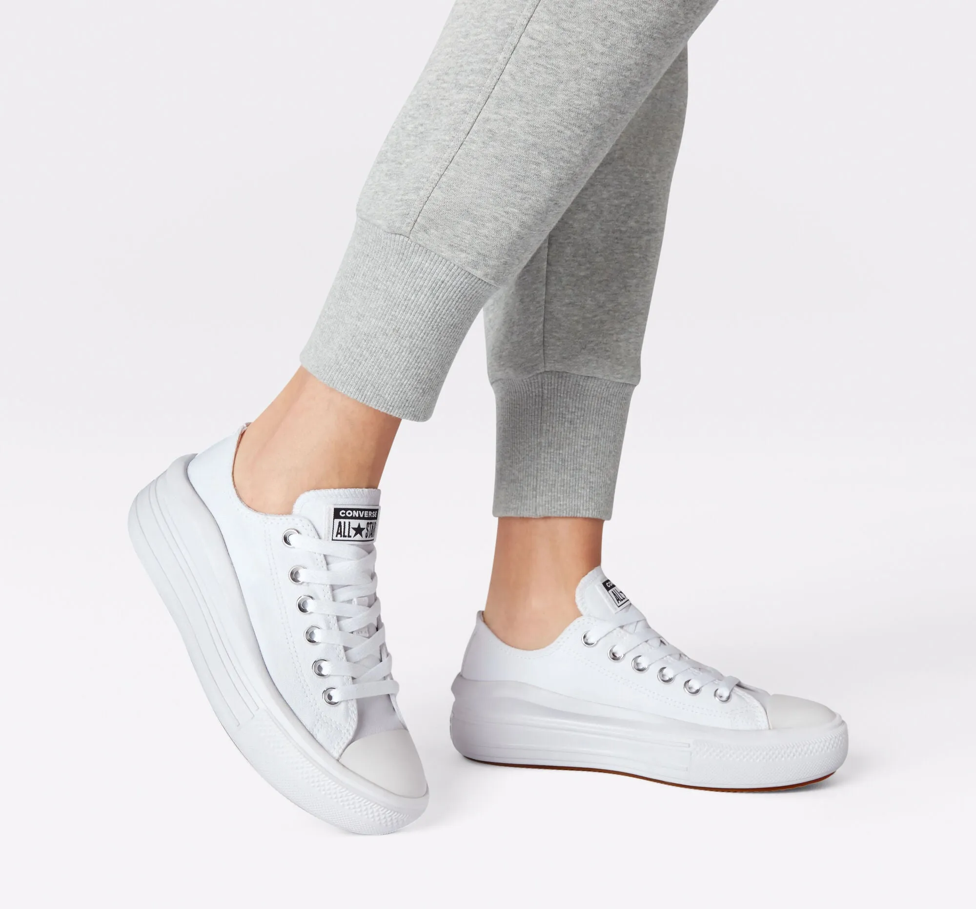 Women's Converse Chuck Taylor All Star Move Low Shoes White