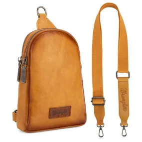 Wrangler Mustard Crossbody Sling Bag