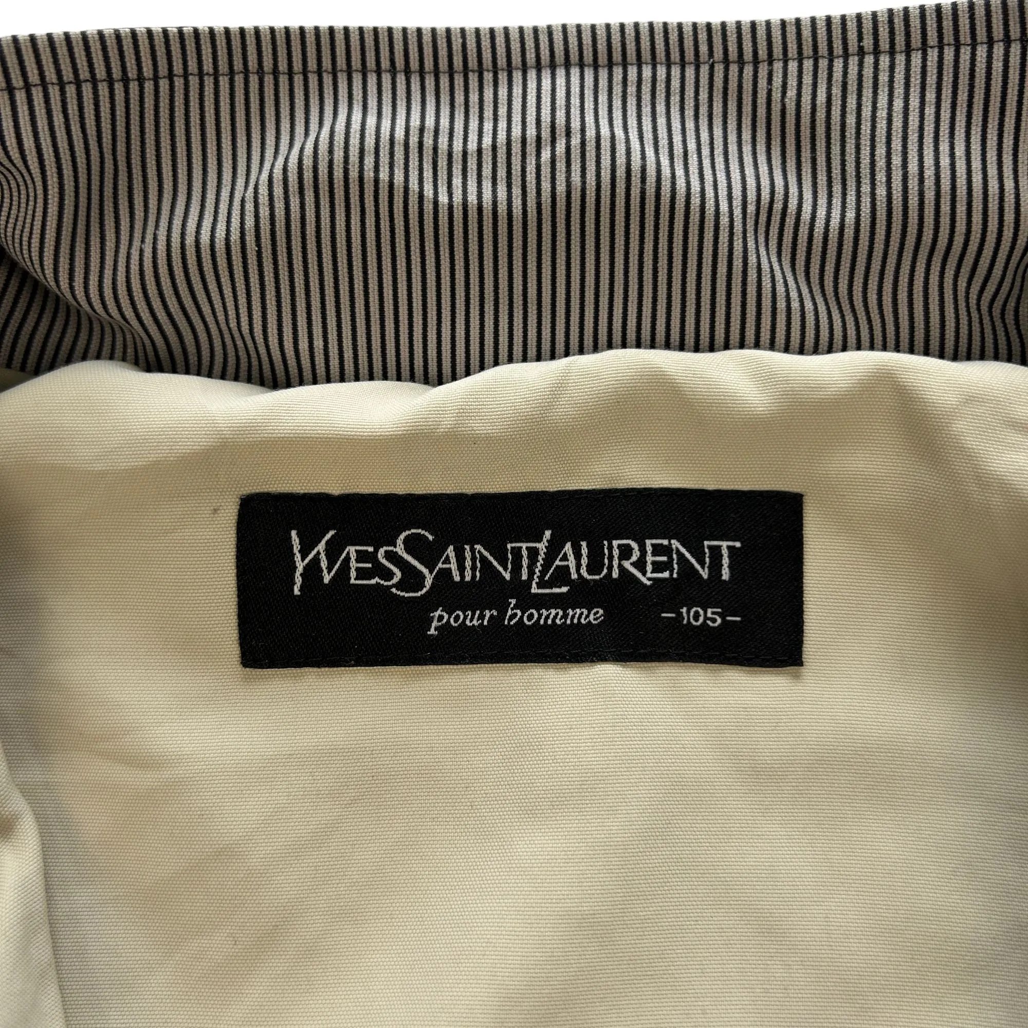 Yves Saint Laurent Black Jacket Men's XL Vintage 00s #YSL | Second Wave Vintage