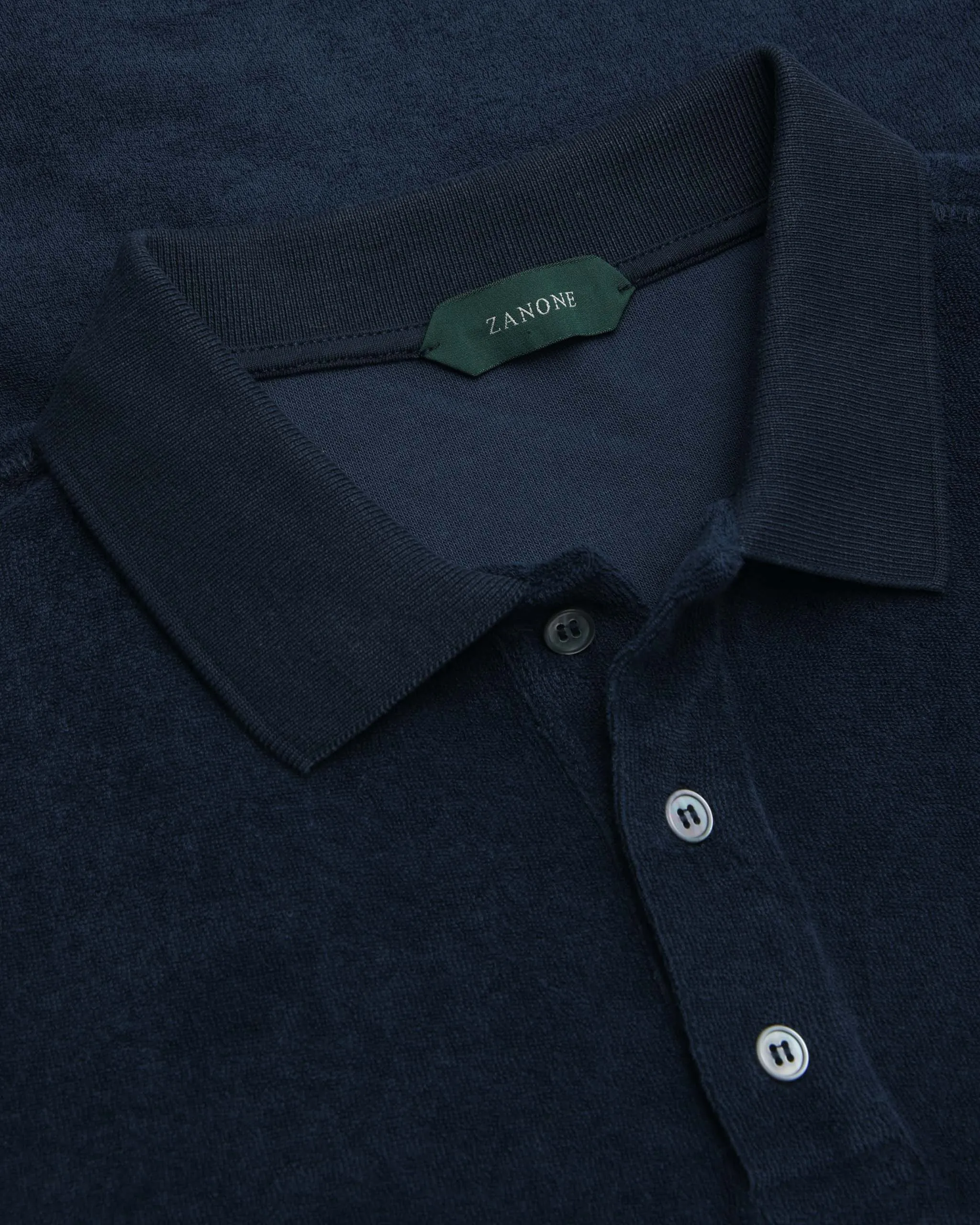 ZANONE Terry Cotton Polo